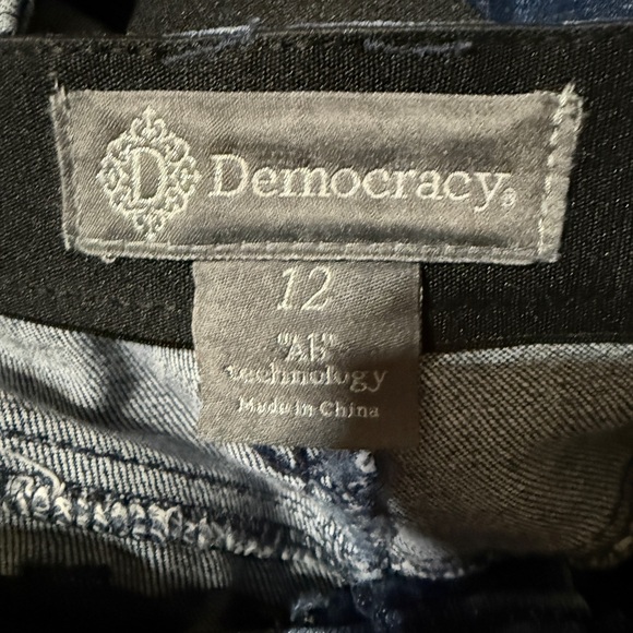 Democracy Blue Denim Jeans-12 - Picture 4 of 6